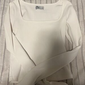 white hollister top